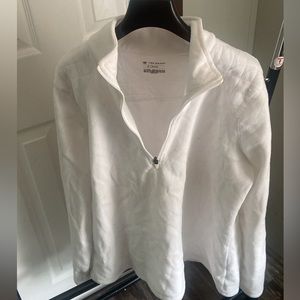 Tek Gear white quarter zip